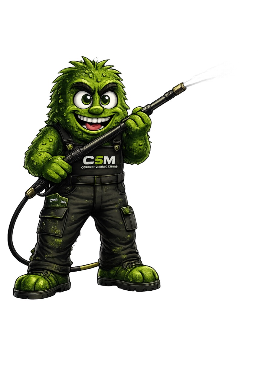 Moss Man, C and M roof cleaning mascot